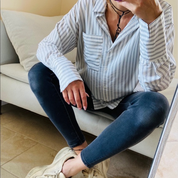 Calista long sleeve button down pocket shirt - Picture 2 of 8